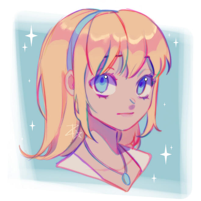 Pastel blue Blond