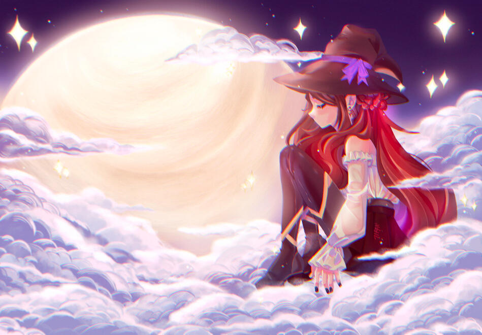 Amelya sur les nuages